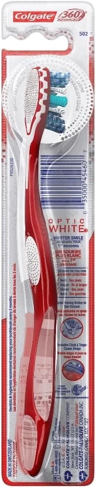 مسواک کلگیت 360 اپتیک وایت، متوسط، 1 عدد مسواک کلگیت 360 اپتیک وایت، متوسط، 1 عدد