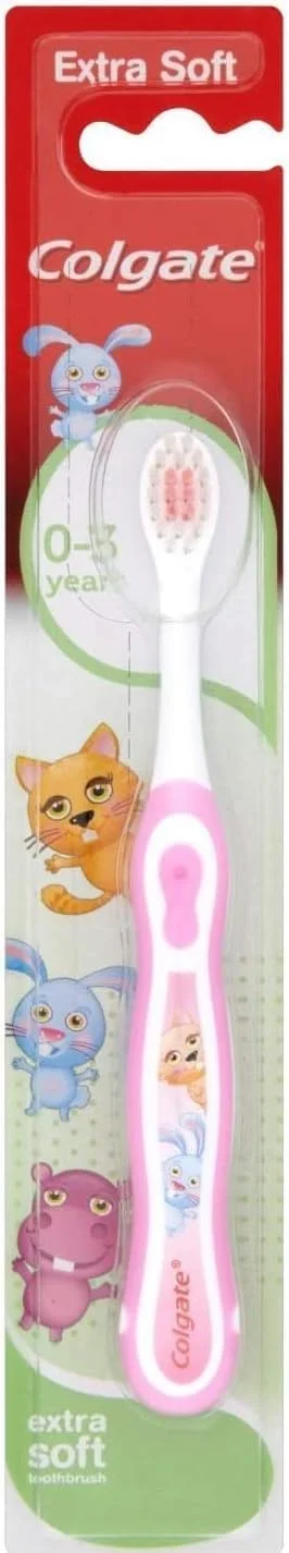 مسواک دستی کودک کلگیت، لبخندهای اولین من، 0-2 سال
