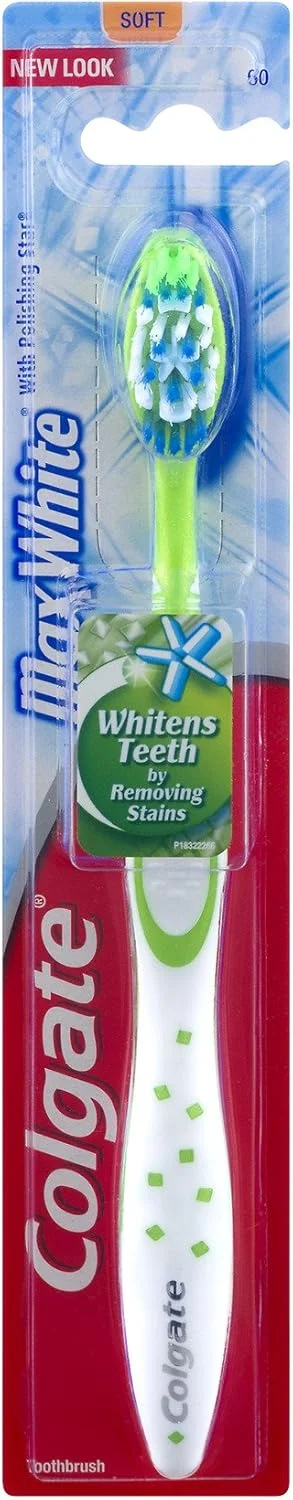مسواک کلگیت مکس وایت با سر کامل، نرم