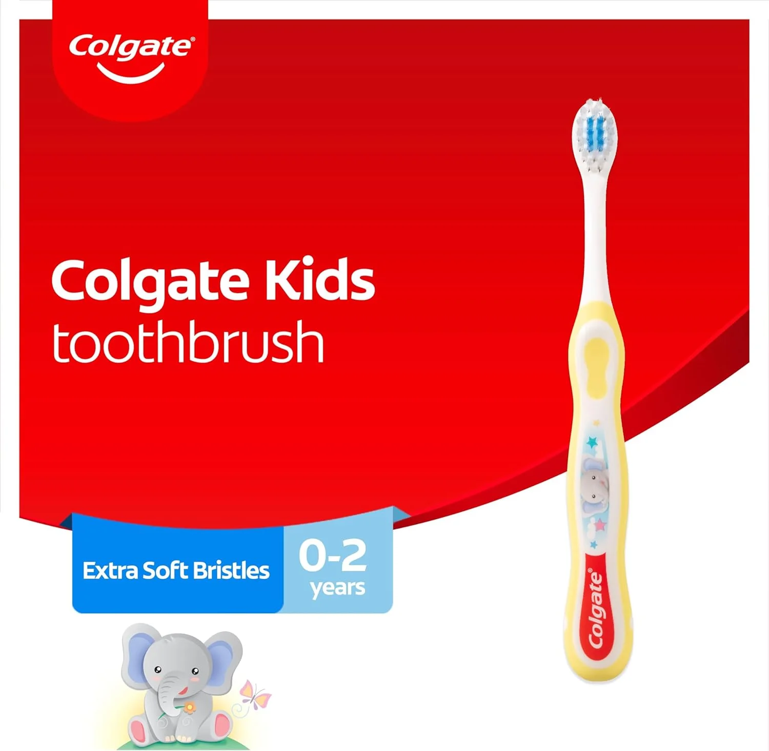 مسواک دستی کودک کلگیت، لبخندهای اولین من، 0-2 سال