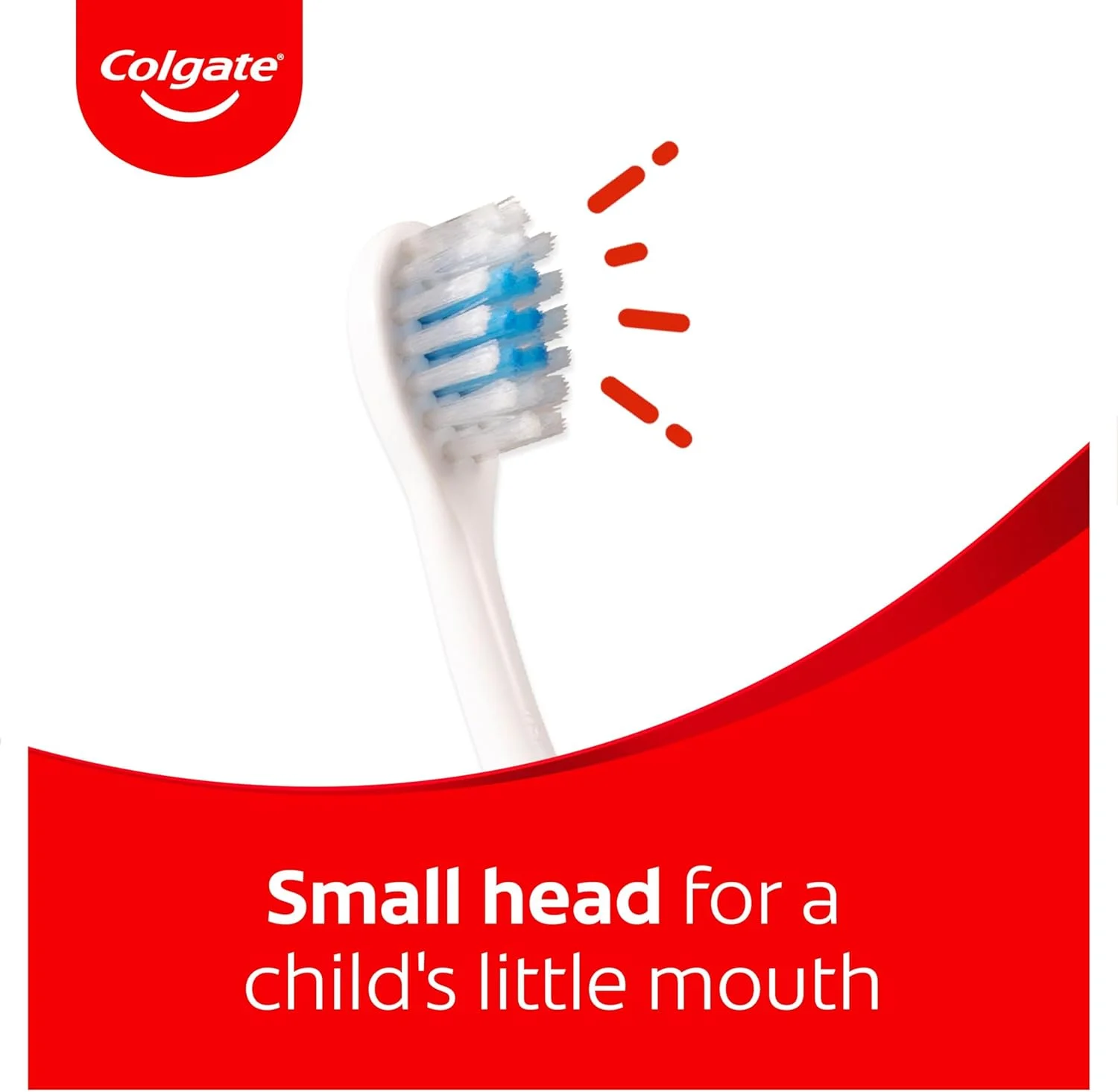 مسواک دستی کودک کلگیت، لبخندهای اولین من، 0-2 سال