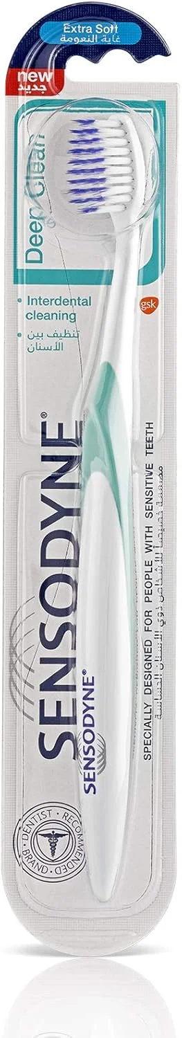 مسواک سنسوداین برای دندان های حساس، برس تمیز کننده عمیق با موهای فوق العاده نرم، چند رنگ مسواک سنسوداین برای دندان های حساس، برس تمیز کننده عمیق با موهای فوق العاده نرم، چند رنگ