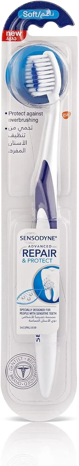 مسواک سنسوداین برای دندان های حساس، مسواک ترمیم و محافظت پیشرفته با برس نرم، چند رنگ مسواک سنسوداین برای دندان های حساس، مسواک ترمیم و محافظت پیشرفته با برس نرم، چند رنگ