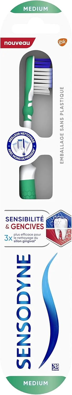 مسواک مدیوم سنسوداین مناسب دندان های حساس و لثه مسواک مدیوم سنسوداین مناسب دندان های حساس و لثه
