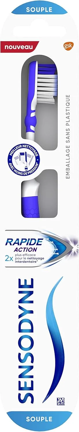 مسواک نرم سنسوداین، غیر برقی، برای دندان های حساس، بنفش، 1 عدد مسواک نرم سنسوداین، غیر برقی، برای دندان های حساس، بنفش، 1 عدد