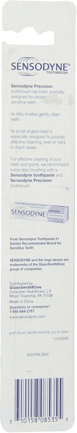 مسواک نرم Sensodyne Precision (رنگ ها ممکن است متفاوت باشند)