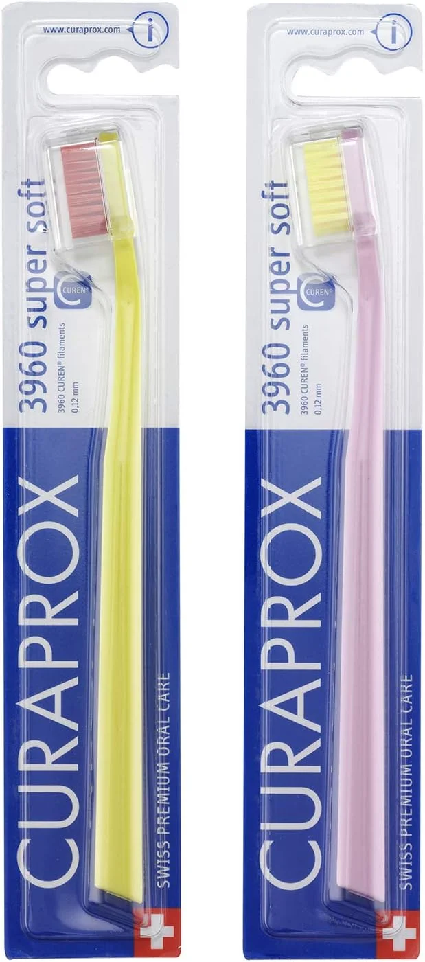 مسواک فوق العاده نرم Curaprox CS 3960، بسته 2 عددی، رنگ های متنوع مسواک فوق العاده نرم Curaprox CS 3960، بسته 2 عددی، رنگ های متنوع