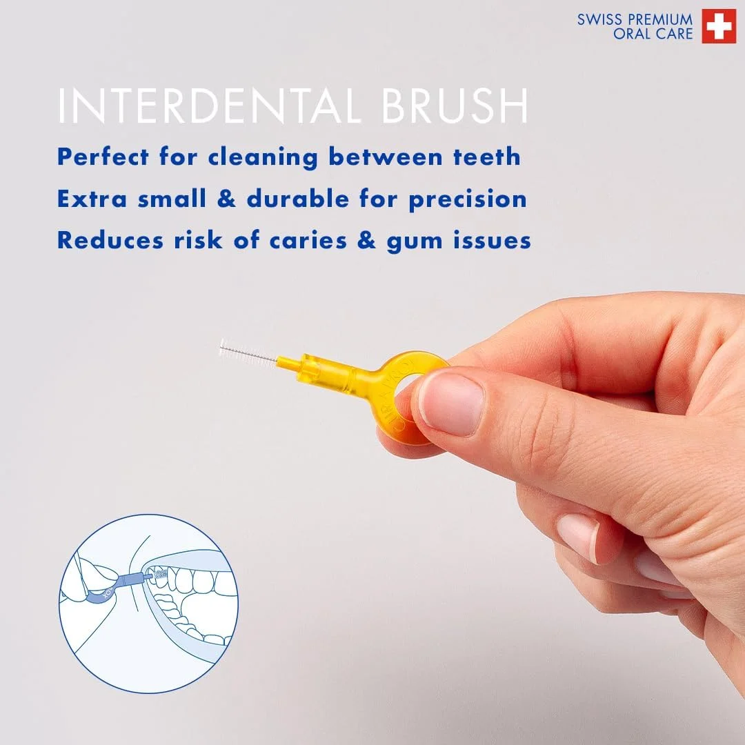 ست مسافرتی Curaprox شامل مسواک مسافرتی CS 5460، خمیر دندان 10 میلی لیتری Be You، برس های بین دندانی CPS Prime 07 & 09 | کیت مراقبت از دهان و دندان جمع و جور برای سفر ست مسافرتی Curaprox شامل مسواک مسافرتی CS 5460، خمیر دندان 10 میلی لیتری Be You، برس های بین دندانی CPS Prime 07 & 09 | کیت مراقبت از دهان و دندان جمع و جور برای سفر