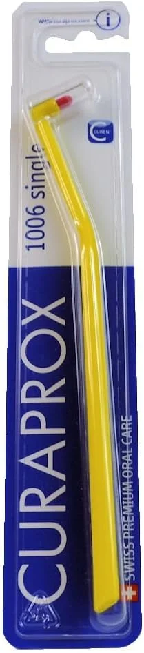 مسواک ویژه ایمپلنت و ارتودنسی Curaprox Swiss 1006، رنگ های متنوع