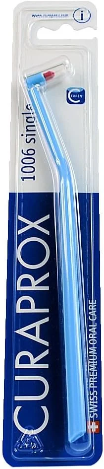مسواک ویژه ایمپلنت و ارتودنسی Curaprox Swiss 1006، رنگ های متنوع