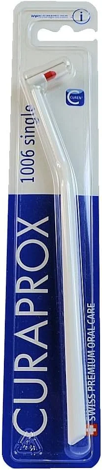 مسواک ویژه ایمپلنت و ارتودنسی Curaprox Swiss 1006، رنگ های متنوع