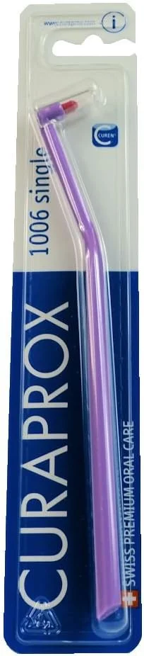 مسواک ویژه ایمپلنت و ارتودنسی Curaprox Swiss 1006، رنگ های متنوع