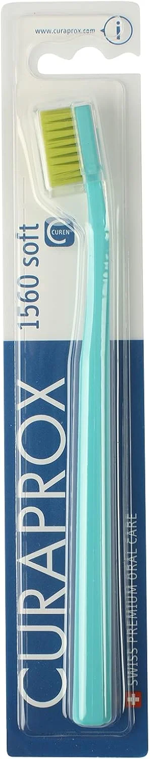 مسواک نرم Curaprox 1560 (تک عددی)، رنگ های تصادفی مسواک نرم Curaprox 1560 (تک عددی)، رنگ های تصادفی