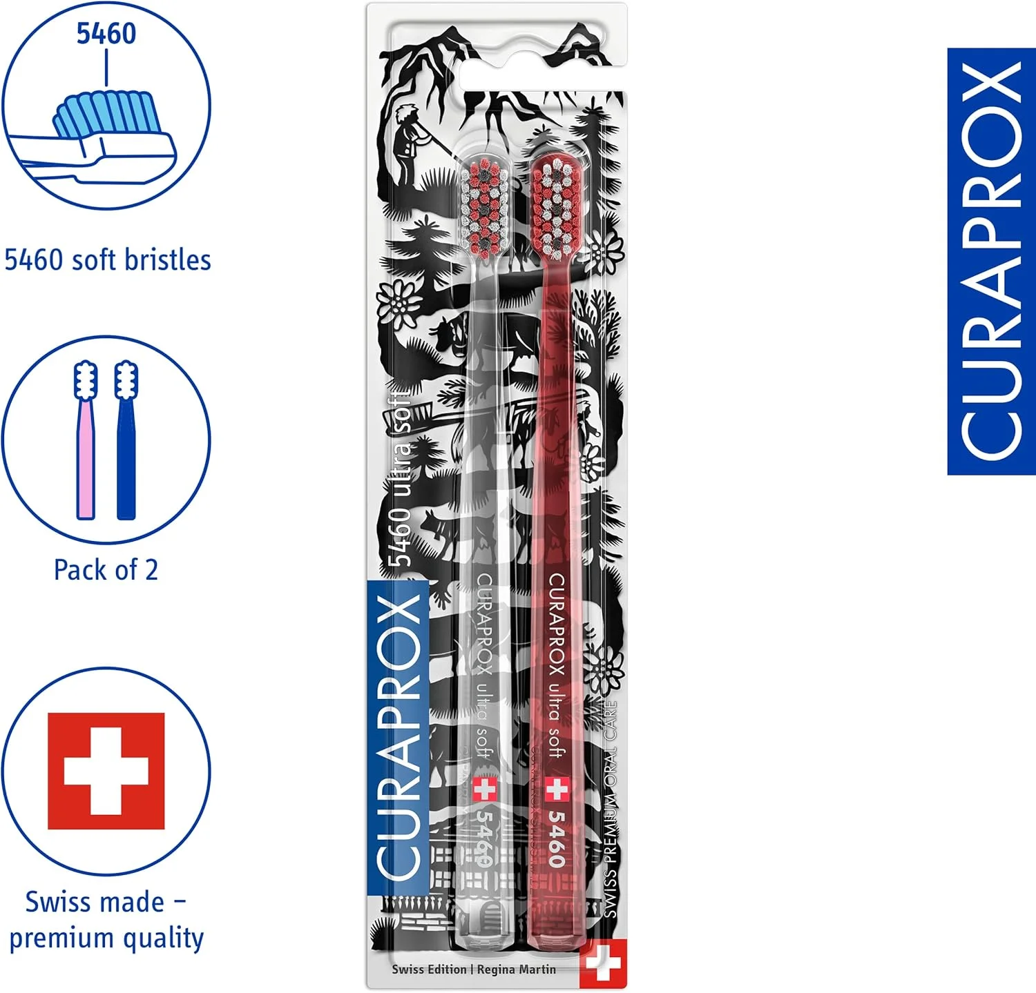 مسواک Curaprox CS 5460 Duo نسخه سوئیسی 2024