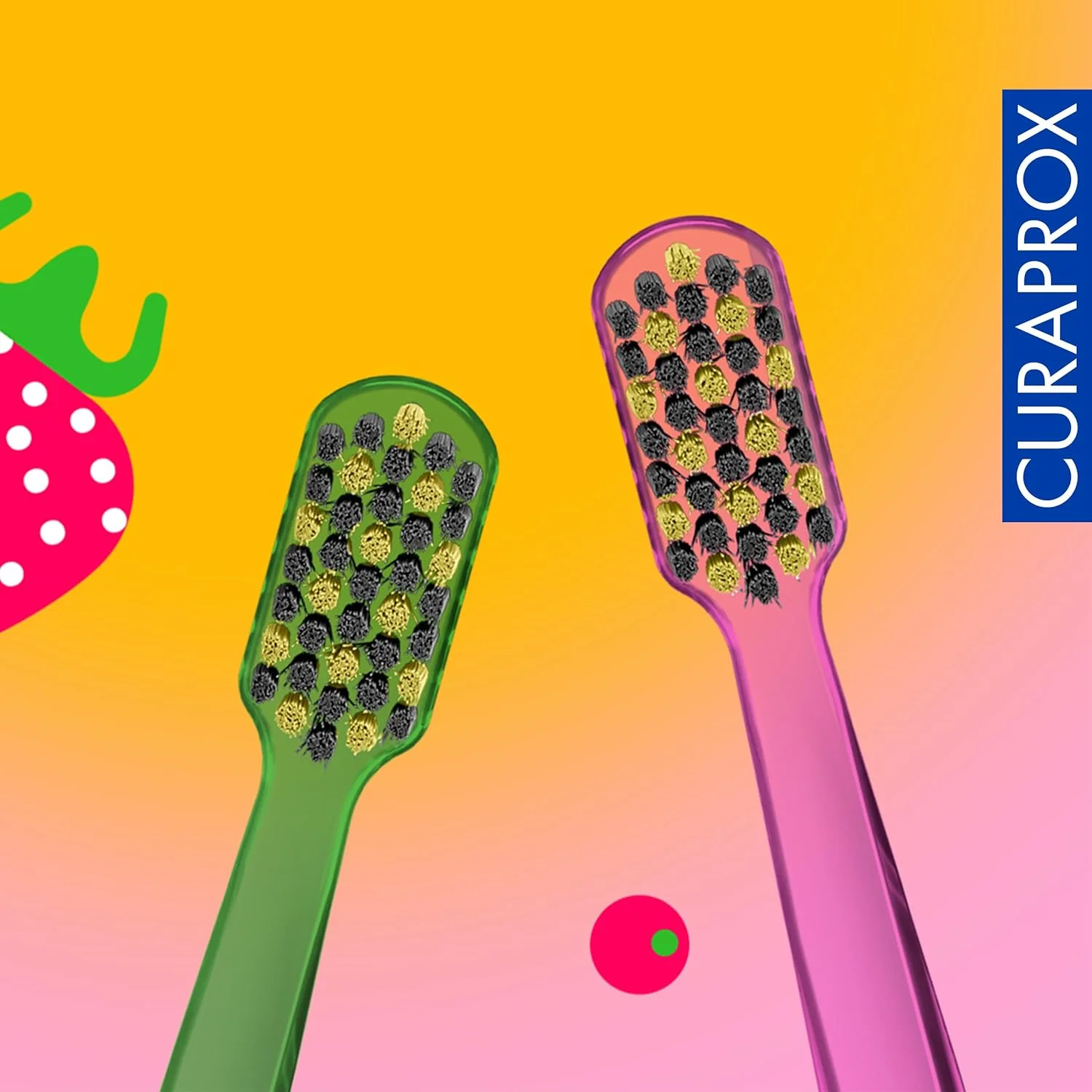 مسواک دستی کوراپراکس - مراقبت از لثه و مینای دندان بزرگسالان | طراحی تابستانی توسط جاکومو بانارا | بسته دوتایی نسخه محدود مسواک دستی کوراپراکس - مراقبت از لثه و مینای دندان بزرگسالان | طراحی تابستانی توسط جاکومو بانارا | بسته دوتایی نسخه محدود