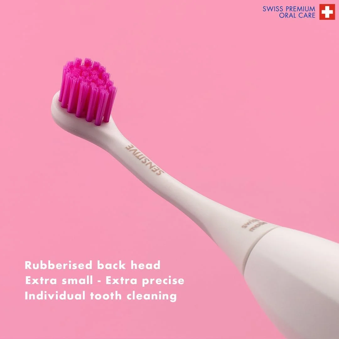 سری یدک مسواک هیدروسونیک کیوراپراکس مدل Sensitive، بسته دو عددی – سری های جایگزین فوق العاده ملایم برای مسواک سونیک، آبی/صورتی سری یدک مسواک هیدروسونیک کیوراپراکس مدل Sensitive، بسته دو عددی – سری های جایگزین فوق العاده ملایم برای مسواک سونیک، آبی/صورتی