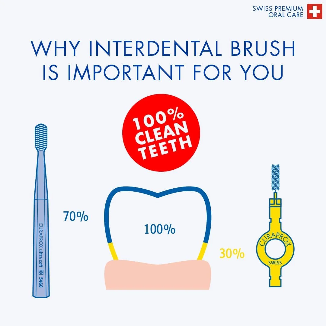 Curaprox CPS 410 Perio Plus | 5 برس بین دندانی CPS 410 و نگهدارنده UHS 451 آبی آسمانی تیره | تمیز کردن عمیق و موثر برای لثه های سالم و مراقبت از دهان Curaprox CPS 410 Perio Plus | 5 برس بین دندانی CPS 410 و نگهدارنده UHS 451 آبی آسمانی تیره | تمیز کردن عمیق و موثر برای لثه های سالم و مراقبت از دهان