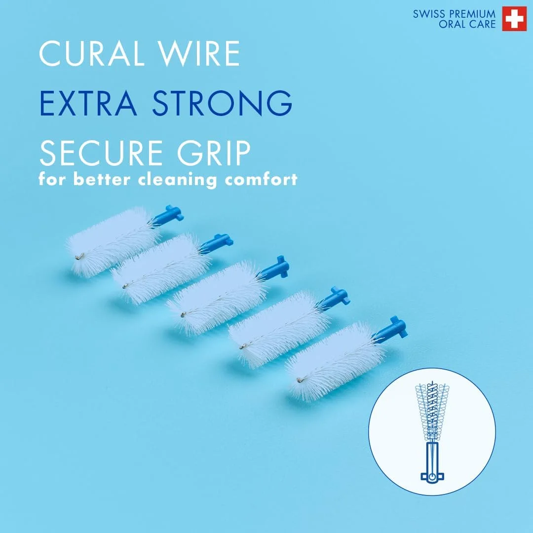 Curaprox CPS 410 Perio Plus | 5 برس بین دندانی CPS 410 و نگهدارنده UHS 451 آبی آسمانی تیره | تمیز کردن عمیق و موثر برای لثه های سالم و مراقبت از دهان Curaprox CPS 410 Perio Plus | 5 برس بین دندانی CPS 410 و نگهدارنده UHS 451 آبی آسمانی تیره | تمیز کردن عمیق و موثر برای لثه های سالم و مراقبت از دهان