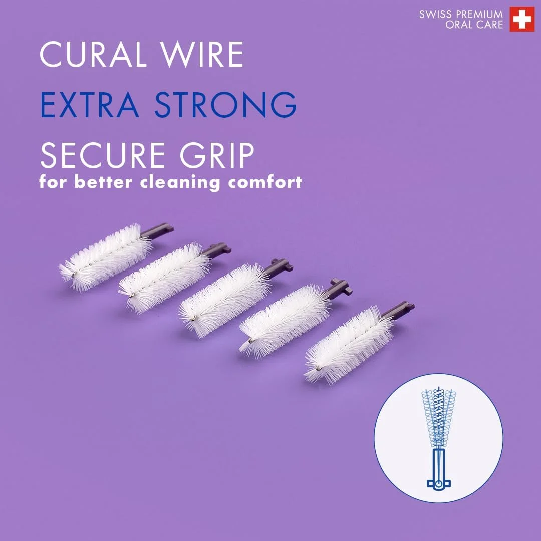 سری یدک برس بین دندانی Curaprox CPS 18 Ortho | 5 برس فوق العاده ظریف (2.3 میلی متر) برای ارتودنسی و مراقبت های ارتودنسی | حذف ملایم پلاک و محافظت از لثه | بسته بنفش سری یدک برس بین دندانی Curaprox CPS 18 Ortho | 5 برس فوق العاده ظریف (2.3 میلی متر) برای ارتودنسی و مراقبت های ارتودنسی | حذف ملایم پلاک و محافظت از لثه | بسته بنفش