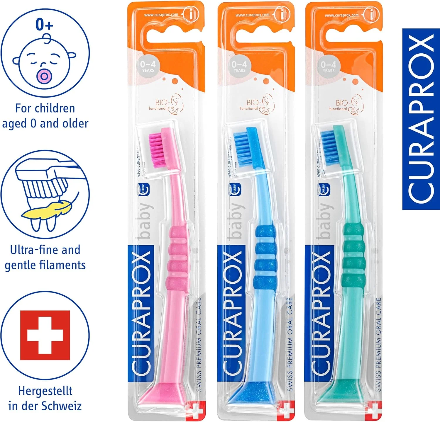 CURAPROX Baby - مسواک کودک (0-4 سال) CURAPROX Baby - مسواک کودک (0-4 سال)