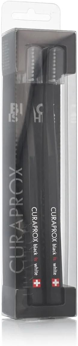 مسواک های Curaprox Black is Black، بسته دوتایی