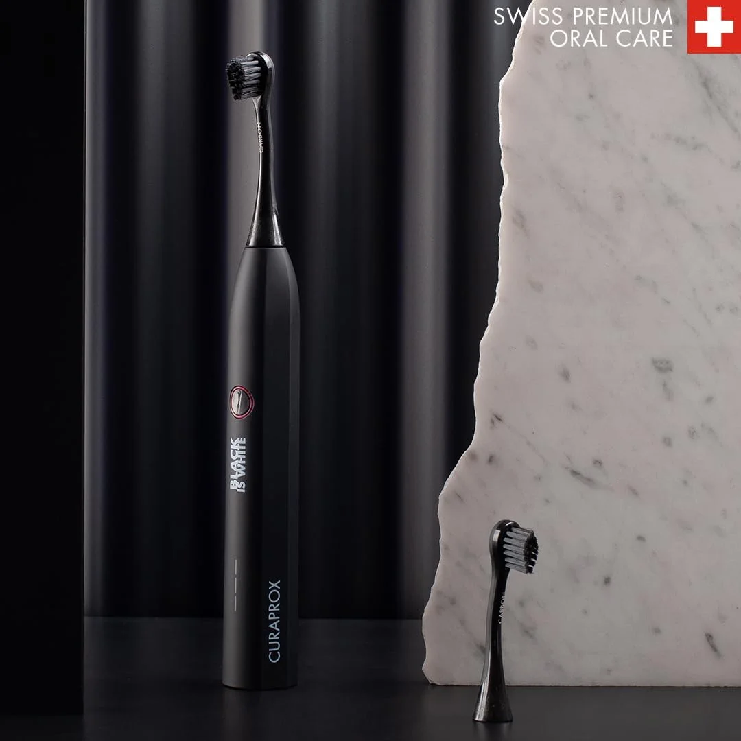 سری یدک مسواک برقی کیوراپراکس هیدروسونیک بلک ایز وایت کربنی، بسته 2 عددی - سازگار با مسواک برقی کیوراپراکس سری یدک مسواک برقی کیوراپراکس هیدروسونیک بلک ایز وایت کربنی، بسته 2 عددی - سازگار با مسواک برقی کیوراپراکس