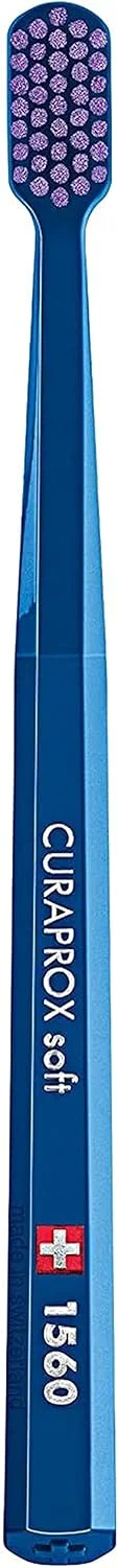 مسواک نرم کوراپراکس 1560، بسته 6 عددی، تمیز کنندگی بهتر و استحکام، نرمی ملایم، در رنگ های زیبا برای آقایان و بانوان