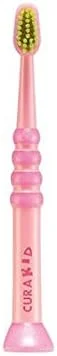 مسواک کودکانه Curaprox مدل Curakid CK 4260 (مناسب 0-4 سال) (صورتی)