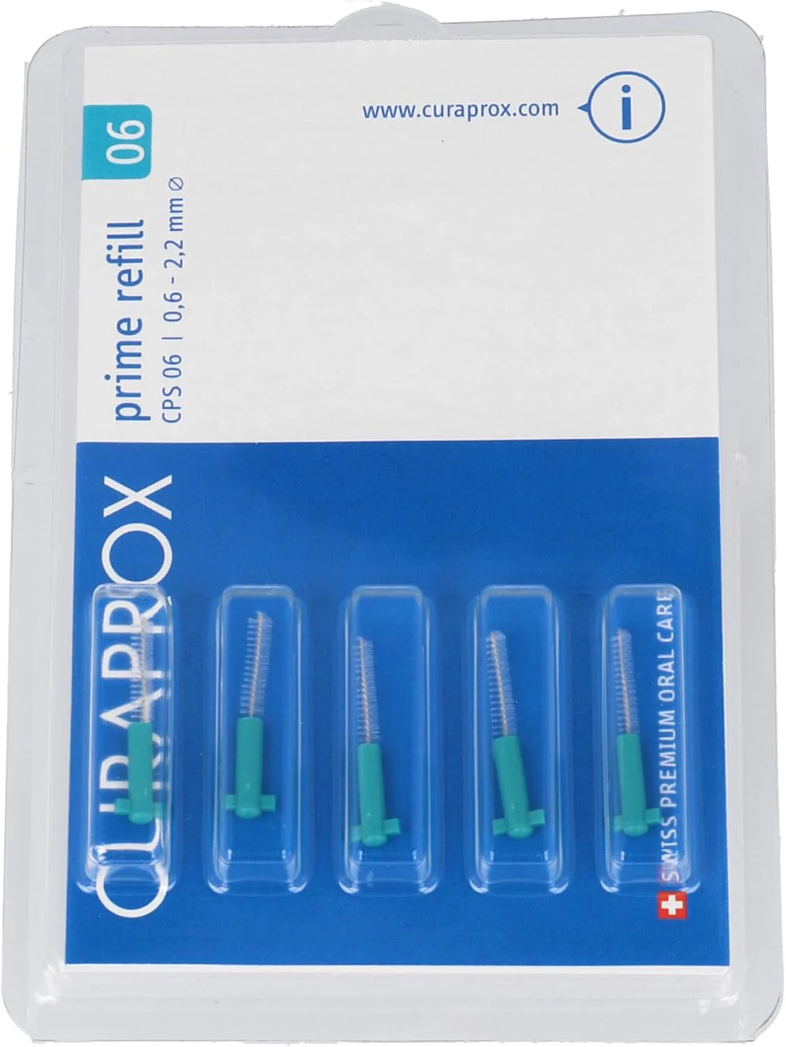 برس های بین دندانی CuraProx Prime - بسته 5 عددی، فیروزه ای