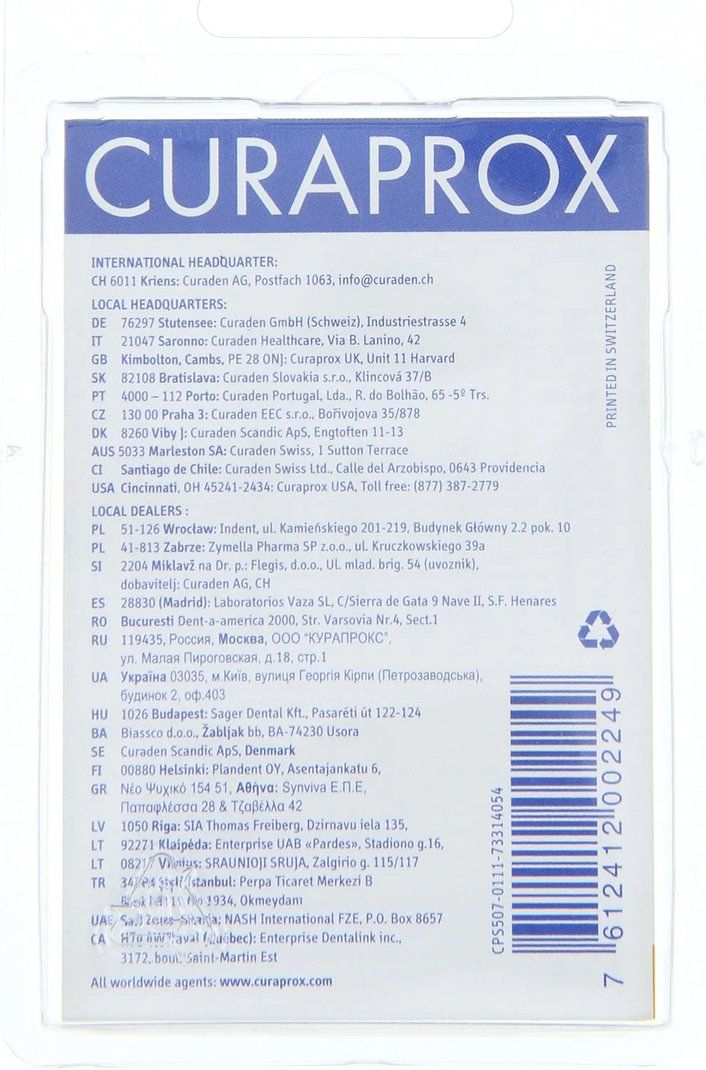 مسواک بین دندانی کوراپراکس CPS 507 پرایم، بسته 5 عددی مسواک بین دندانی کوراپراکس CPS 507 پرایم، بسته 5 عددی