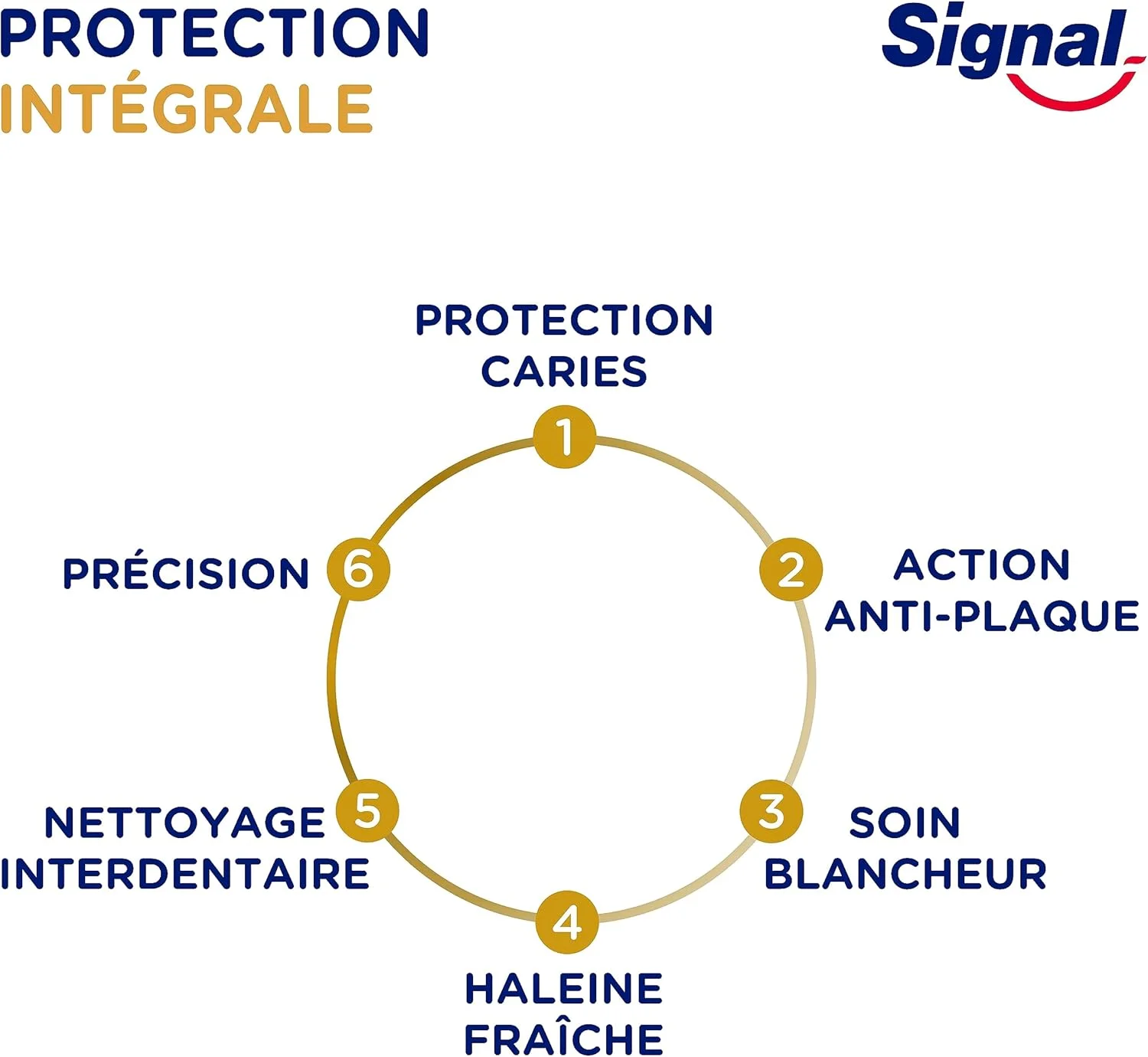 مسواک سیگنال با برس متوسط مدل اینتگرال پروتکشن بسته 4 عددی، با باتری