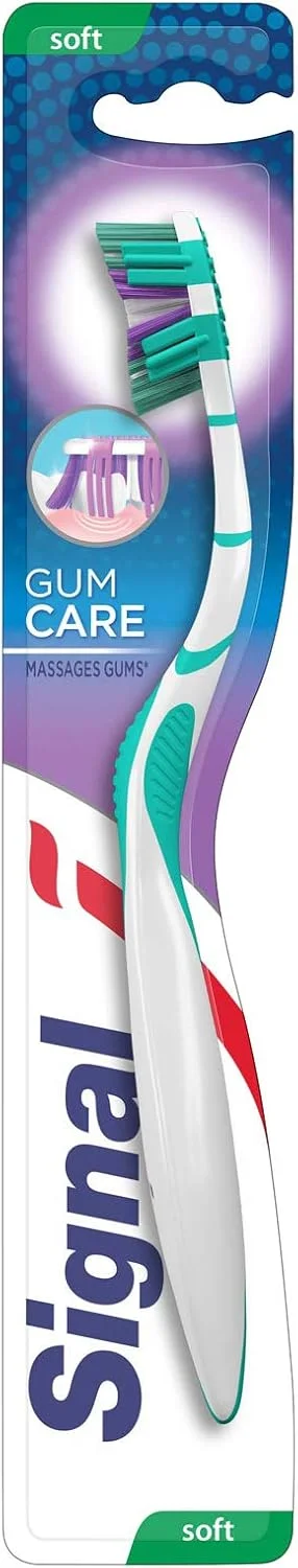 مسواک نرم مراقبت از لثه سیگنال، متوسط، رنگ های متنوع - بسته 1 عددی مسواک نرم مراقبت از لثه سیگنال، متوسط، رنگ های متنوع - بسته 1 عددی
