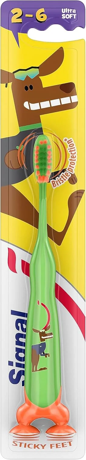 مسواک کودک سیگنال، مناسب برای سنین 2 تا 6 سال، بسیار نرم، بسته 1 عددی، متنوع مسواک کودک سیگنال، مناسب برای سنین 2 تا 6 سال، بسیار نرم، بسته 1 عددی، متنوع