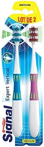 مسواک های سیگنال اکسپرت ورتیکال (بسته 2 عددی) - سایز متوسط (رنگ های متنوع) مسواک های سیگنال اکسپرت ورتیکال (بسته 2 عددی) - سایز متوسط (رنگ های متنوع)