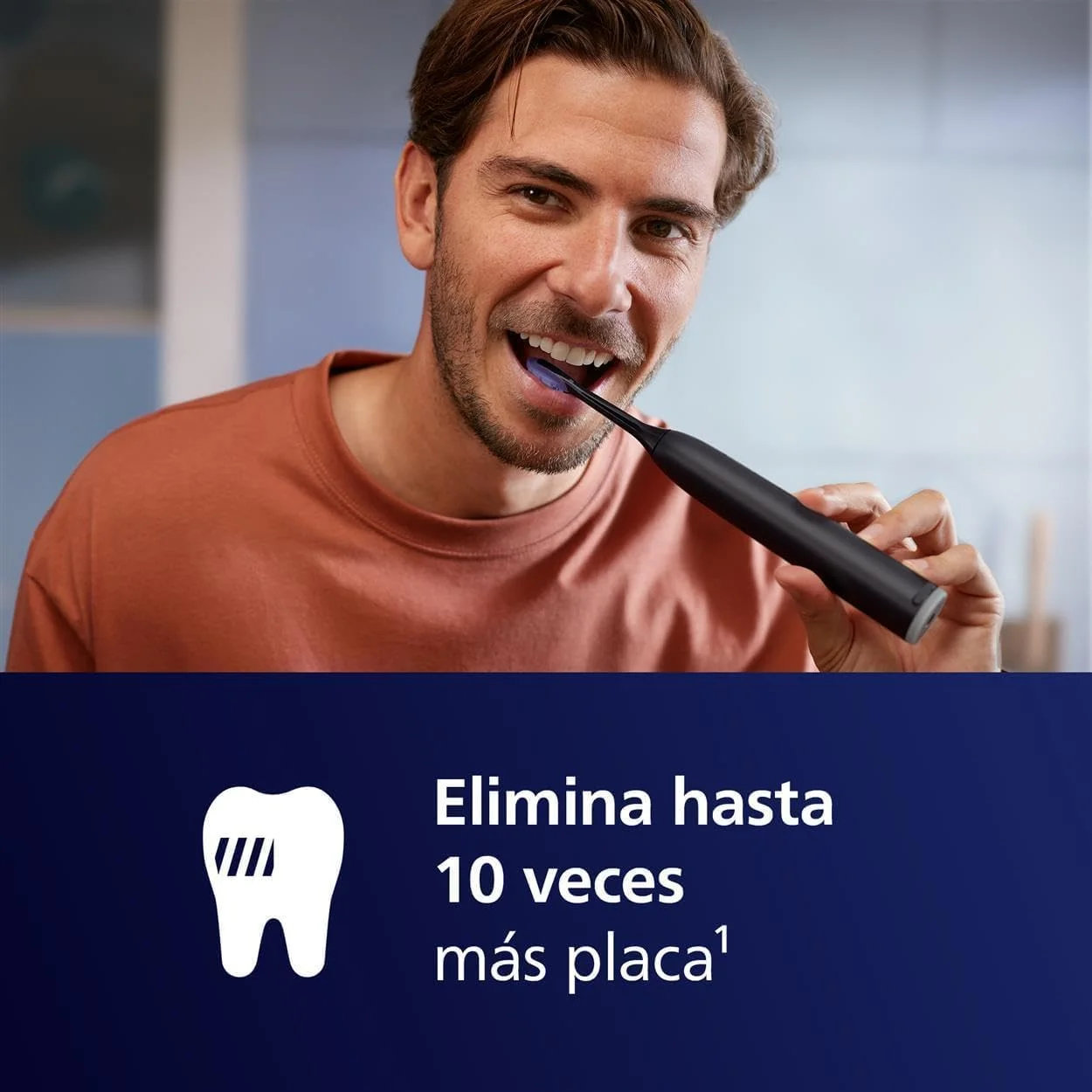 مسواک برقی فیلیپس Sonicare 7100، مسواک صوتی با اپلیکیشن، 4 حالت تمیز کردن و 3 سطح شدت، کنترل فشار، EasyStart، SmarTimer، مشکی، مدل HX7421/08 [تکنولوژی جدید]