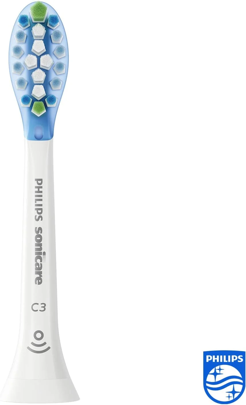 سری یدک مسواک برقی فیلیپس Sonicare Premium Plaque Defence با قابلیت BrushSync، بسته 2 عددی، سفید - Hx904217