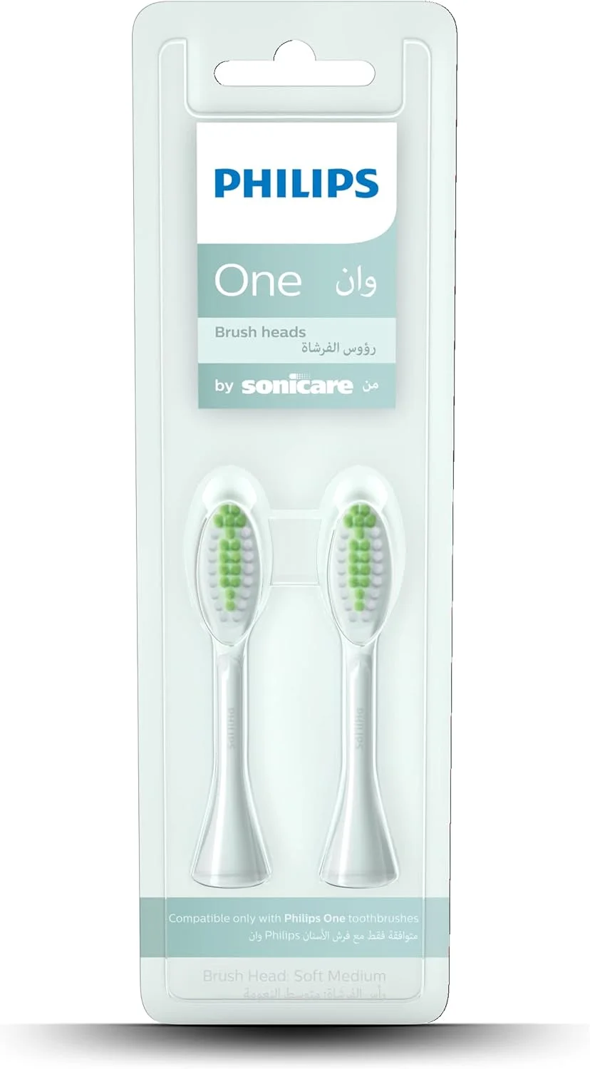 دو عدد سر برس PHILIPS SONICARE One، آبی روشن نعنایی، BH1022/03، 10.0 گرم