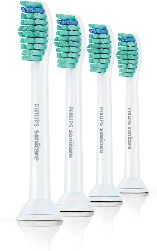 سری یدک مسواک برقی فیلیپس Sonicare C1 ProResults، سفید، بسته 4 عددی، HX6014/87