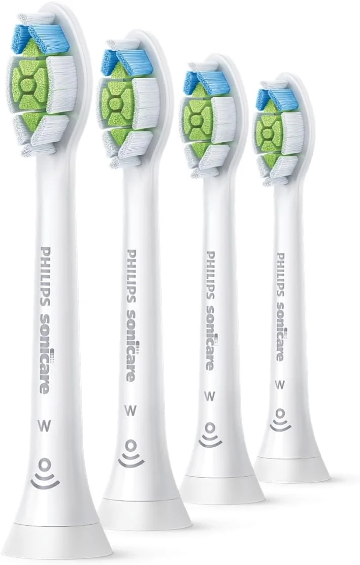 سری یدک مسواک برقی فیلیپس Sonicare W2 Optimal White، سفید، بسته 4 عددی، HX6064/87