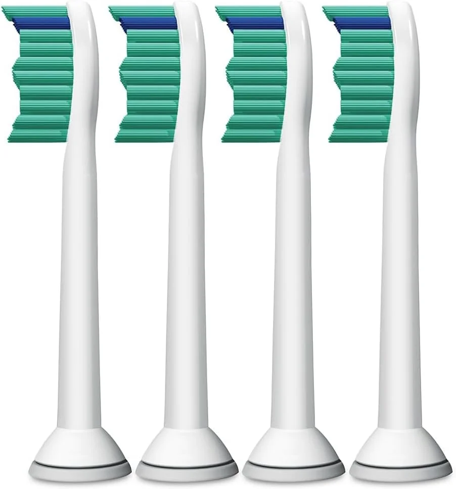 سری یدک مسواک برقی فیلیپس Sonicare C1 ProResults، سفید، بسته 4 عددی، HX6014/87