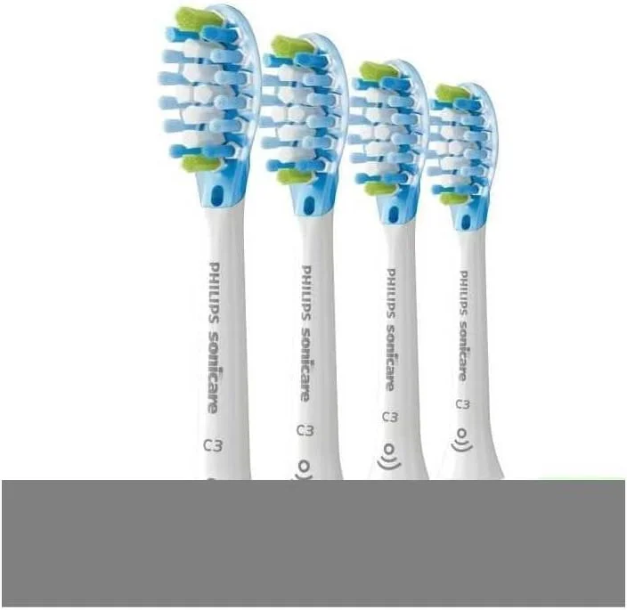 سری یدک مسواک برقی فیلیپس Sonicare C3 Premium Plaque Defence، سفید، بسته 4 عددی، HX9044/87