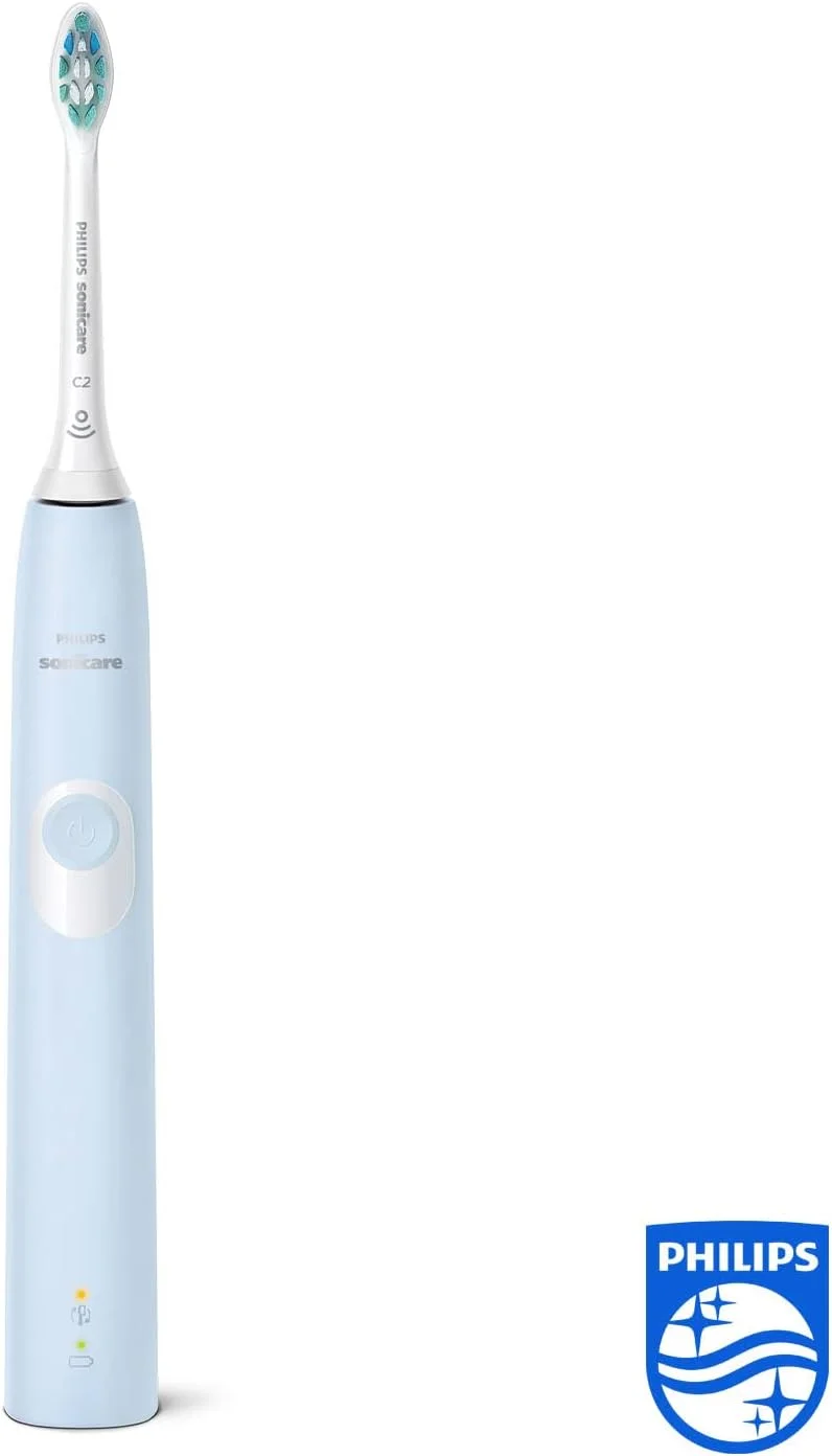 مسواک برقی فیلیپس Sonicare ProtectiveClean 4300 به همراه کیف مسافرتی - آبی روشن (دوشاخه حمام 2 پین بریتانیا) - HX6803/03