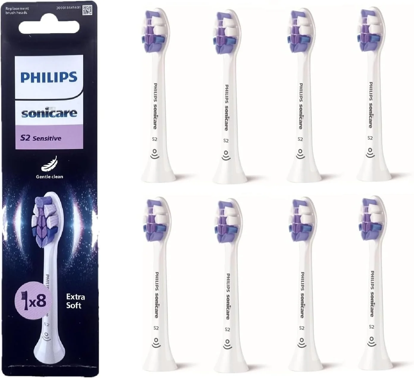 مجموعه ۸ عددی سر برس سفید فیلیپس HX6058/87 S2