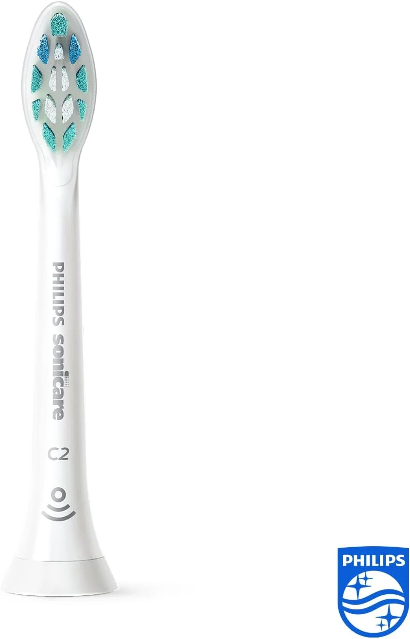 سری یدک مسواک برقی فیلیپس Sonicare Optimal Plaque Defense White BrushSync (سازگار با تمام دسته های Philips Sonicare)، بسته 4 عددی