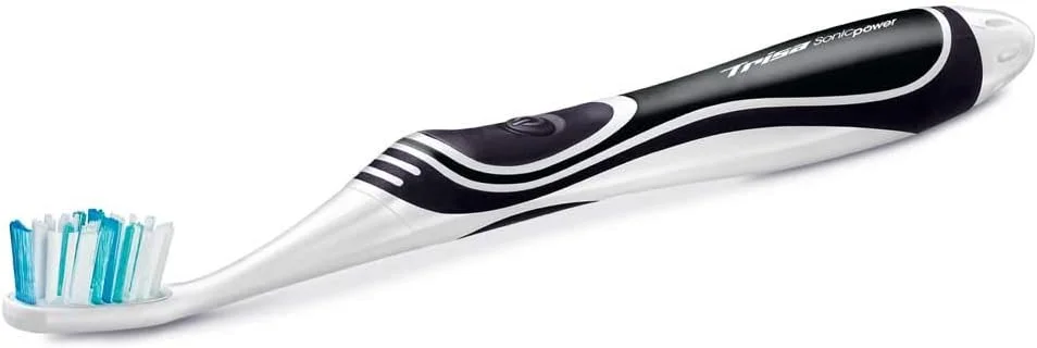مسواک برقی باتری خور تریزا سونیک مدل Complete - متوسط به همراه درپوش مسافرتی، بسیار موثر در پاکسازی انواع آلودگی، ساخت سوئیس، 1 عدد، رنگ جور