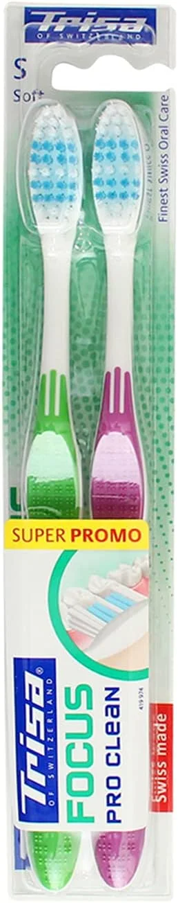 مسواک نرم تریزا فوکوس Duo