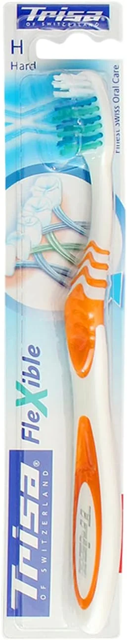 مسواک سخت انعطاف پذیر تریزا به همراه درپوش مسافرتی