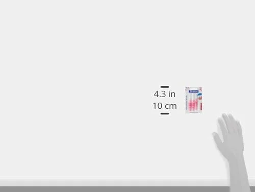 برس بین دندانی حرفه ای تریسا ISO 4، 1.3 میلی متر، برس فوق العاده نرم، انعطاف پذیر، ایده آل برای دسترسی به مناطق دور از دسترس، ساخت سوئیس، بسته 3 عددی، صورتی