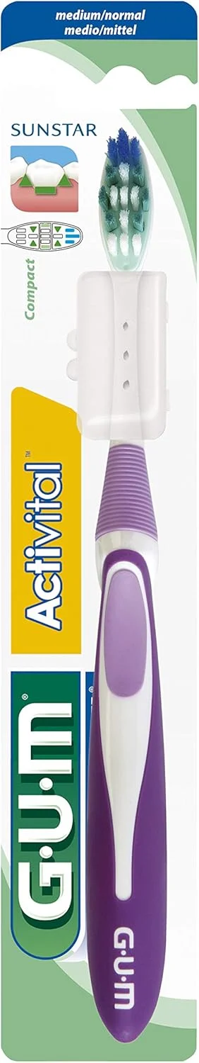 مسواک Activital با برس متوسط - جلوگیری از التهاب لثه - از بین بردن پلاک از دندان ها و لثه - تمیز کردن عمیق و موثر - سر فوق العاده باریک - دسته محکم - رنگ های متنوع مسواک Activital با برس متوسط - جلوگیری از التهاب لثه - از بین بردن پلاک از دندان ها و لثه - تمیز کردن عمیق و موثر - سر فوق العاده باریک - دسته محکم - رنگ های متنوع