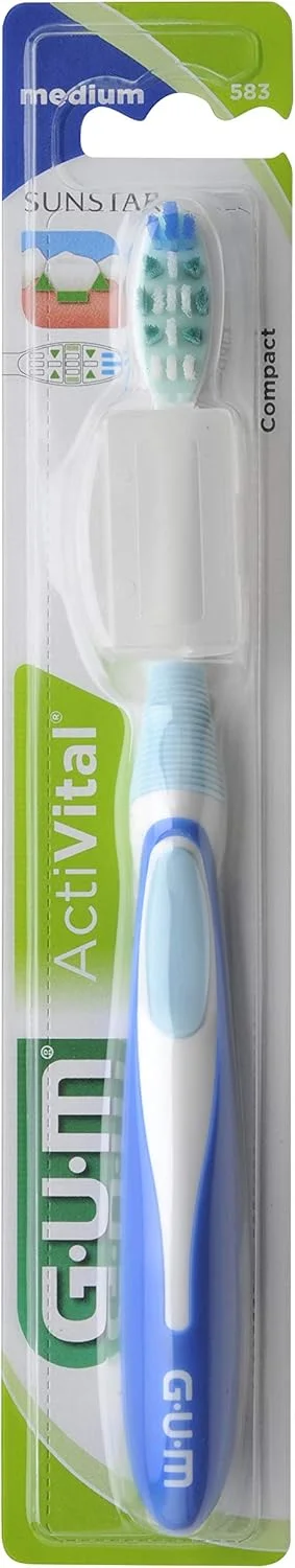 مسواک Activital با برس متوسط - جلوگیری از التهاب لثه - از بین بردن پلاک از دندان ها و لثه - تمیز کردن عمیق و موثر - سر فوق العاده باریک - دسته محکم - رنگ های متنوع مسواک Activital با برس متوسط - جلوگیری از التهاب لثه - از بین بردن پلاک از دندان ها و لثه - تمیز کردن عمیق و موثر - سر فوق العاده باریک - دسته محکم - رنگ های متنوع